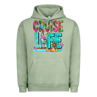 Pigment Oil Green cruise  life Urban Hoodie - AdoDesignShop