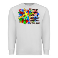 Dove Grey always unique totally intelligent sometimes myster Premium Sweatshirt - Zillion Design Studio