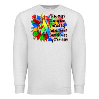 Oatmeal Heather always unique totally intelligent sometimes myster Premium Sweatshirt - Zillion Design Studio