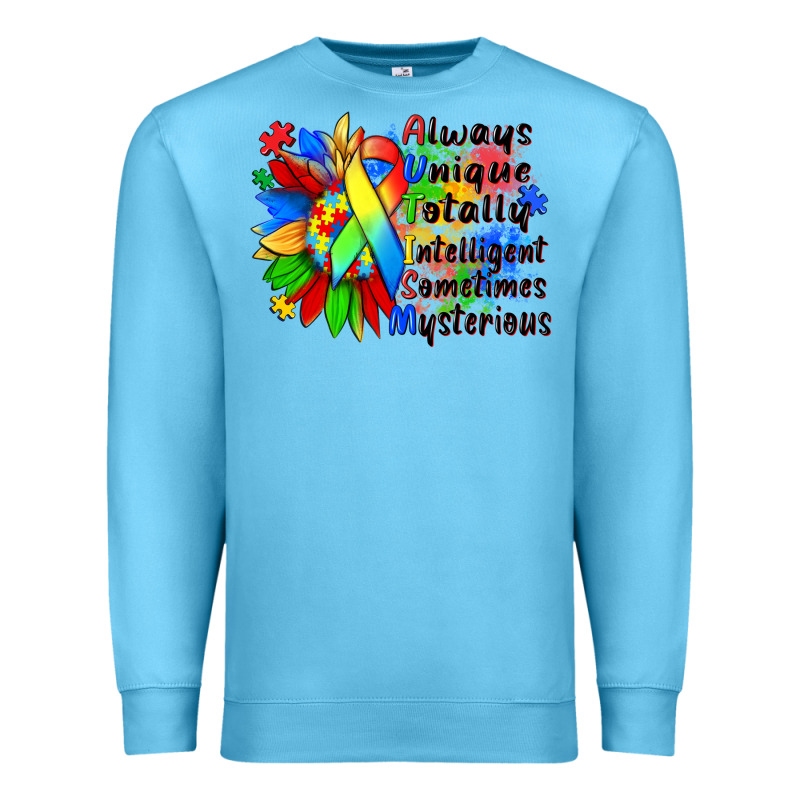 Always Unique Totally Intelligent Sometimes Myster Premium Sweatshirt by Zillion Design Studio | Teevron