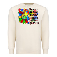Sandshell always unique totally intelligent sometimes myster Premium Sweatshirt - Zillion Design Studio
