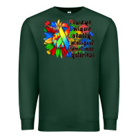 Sports Green always unique totally intelligent sometimes myster Premium Sweatshirt - Zillion Design Studio