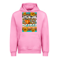 Fuchsia Pink love fall Urban Hoodie - Artiststas
