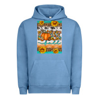 Pigment Pebble Blue love fall Urban Hoodie - Artiststas