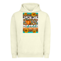 Pigment Pistachio love fall Urban Hoodie - Artiststas