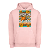 Pigment Salmon love fall Urban Hoodie - Artiststas