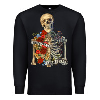 Black inhale peace exhale chaos Premium Sweatshirt - RanaPortraitStore