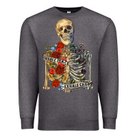 Charcoal Heather inhale peace exhale chaos Premium Sweatshirt - RanaPortraitStore