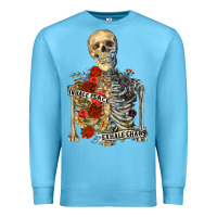 Ocean Blue inhale peace exhale chaos Premium Sweatshirt - RanaPortraitStore