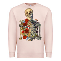 Pale Pink inhale peace exhale chaos Premium Sweatshirt - RanaPortraitStore