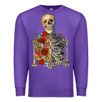 Purple inhale peace exhale chaos Premium Sweatshirt - RanaPortraitStore