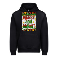 Black Merry And Bright Urban Hoodie - Artiststas