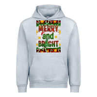 Heather Grey Merry And Bright Urban Hoodie - Artiststas