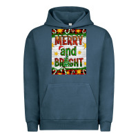 Pigment Midnight Navy Merry And Bright Urban Hoodie - Artiststas