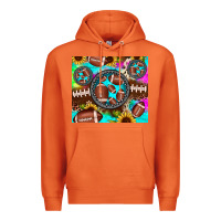 Carrot football tie dye gemstone sunflower Premium Hoodie - JahusDesignShop