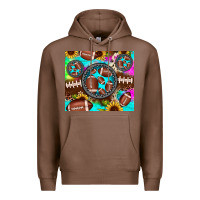 Chestnut football tie dye gemstone sunflower Premium Hoodie - JahusDesignShop