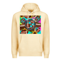 Pina Colada football tie dye gemstone sunflower Premium Hoodie - JahusDesignShop