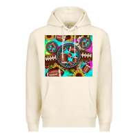 Tofu football tie dye gemstone sunflower Premium Hoodie - JahusDesignShop