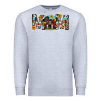 Heather Grey barn mom western mother s day Premium Sweatshirt - texasbilliewilder