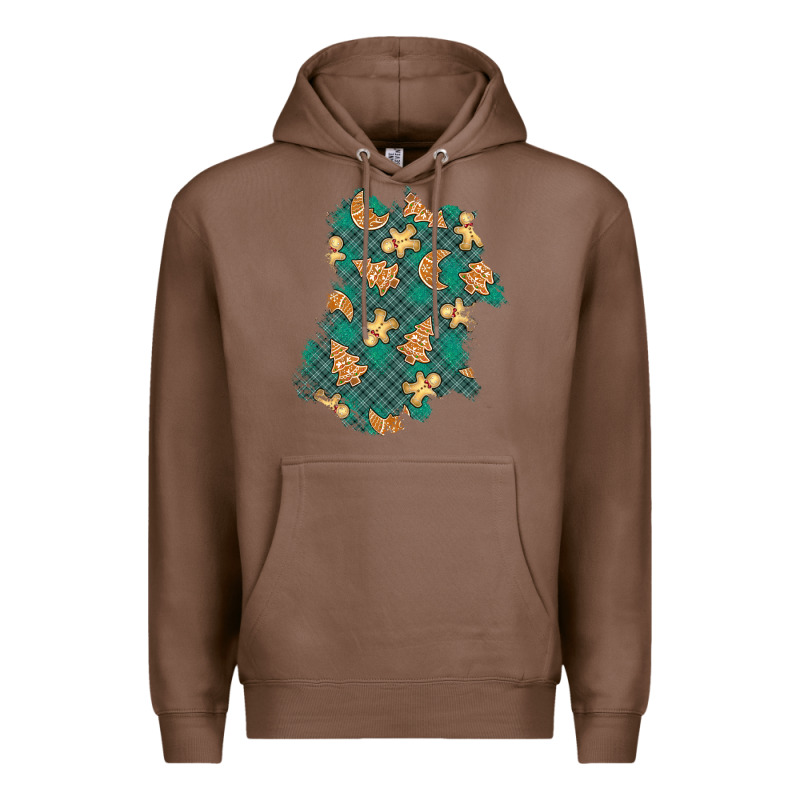 Christmas Gingerbread Cookies Patch Premium Hoodie by BundleAndBundleShop | Teevron