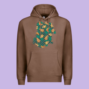 Christmas Gingerbread Cookies Patch Premium Hoodie Designed By Bundleandbundleshop