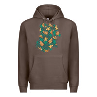 Coffee christmas gingerbread cookies patch Premium Hoodie - BundleAndBundleShop