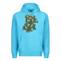 Ocean Blue christmas gingerbread cookies patch Premium Hoodie - BundleAndBundleShop