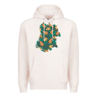 Pale Pink christmas gingerbread cookies patch Premium Hoodie - BundleAndBundleShop