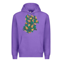 Purple christmas gingerbread cookies patch Premium Hoodie - BundleAndBundleShop