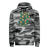 Slate Camo christmas gingerbread cookies patch Premium Hoodie - BundleAndBundleShop