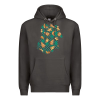 Smoke christmas gingerbread cookies patch Premium Hoodie - BundleAndBundleShop