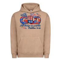 With God All Things Are Possible Usa Urban Hoodie | Teevron