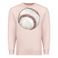 Pale Pink baseball Premium Sweatshirt - texasbilliewilder