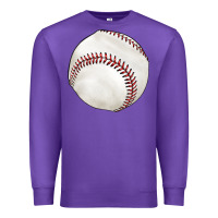 Purple baseball Premium Sweatshirt - texasbilliewilder