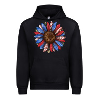 Black usa flag camouflage sunflower Urban Hoodie - JahusDesignShop