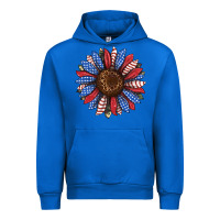 Cobalt usa flag camouflage sunflower Urban Hoodie - JahusDesignShop