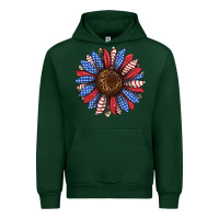 Forest Green usa flag camouflage sunflower Urban Hoodie - JahusDesignShop