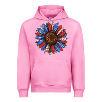 Fuchsia Pink usa flag camouflage sunflower Urban Hoodie - JahusDesignShop