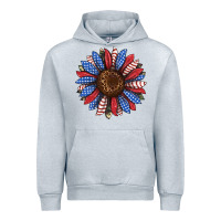 Heather Grey usa flag camouflage sunflower Urban Hoodie - JahusDesignShop