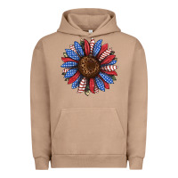 Usa Flag Camouflage Sunflower Urban Hoodie | Teevron