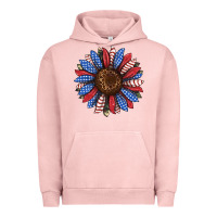 Pigment Salmon usa flag camouflage sunflower Urban Hoodie - JahusDesignShop