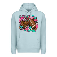 Blue Mist football mom Premium Hoodie - AdoDesignShop