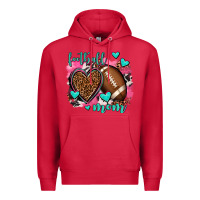 Cardinal football mom Premium Hoodie - AdoDesignShop