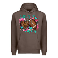 Coffee football mom Premium Hoodie - AdoDesignShop