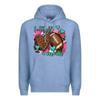Colony Blue football mom Premium Hoodie - AdoDesignShop