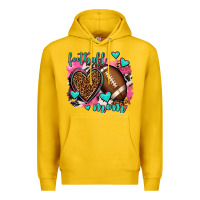 Lemon football mom Premium Hoodie - AdoDesignShop