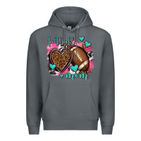Rock football mom Premium Hoodie - AdoDesignShop