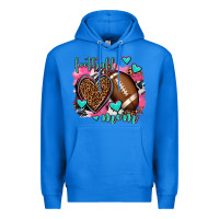 True Royal football mom Premium Hoodie - AdoDesignShop