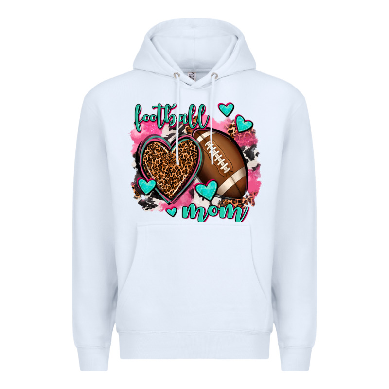 Football Mom Premium Hoodie by AdoDesignShop | Teevron