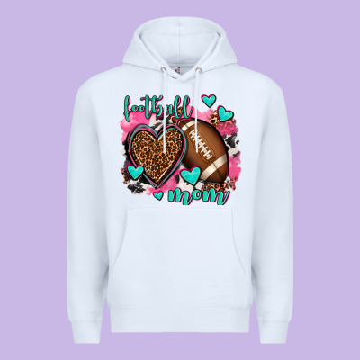 Football Mom Premium Hoodie Designed By Adodesignshop